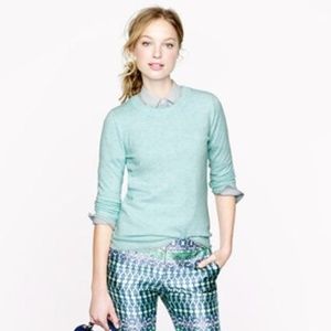J. Crew Mint Merino Wool Tippi Sweater